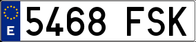 Truck License Plate